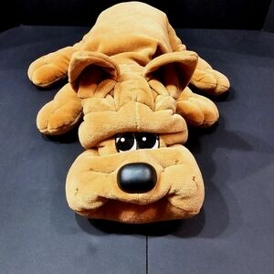 Vintage 1985 Tonka Pound Puppies Rumple Skins Dog 19" RARE Rust Color